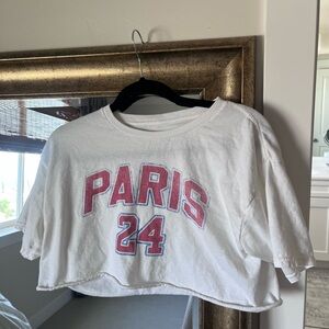 Altrd state White Paris 24 Crop Tshirt